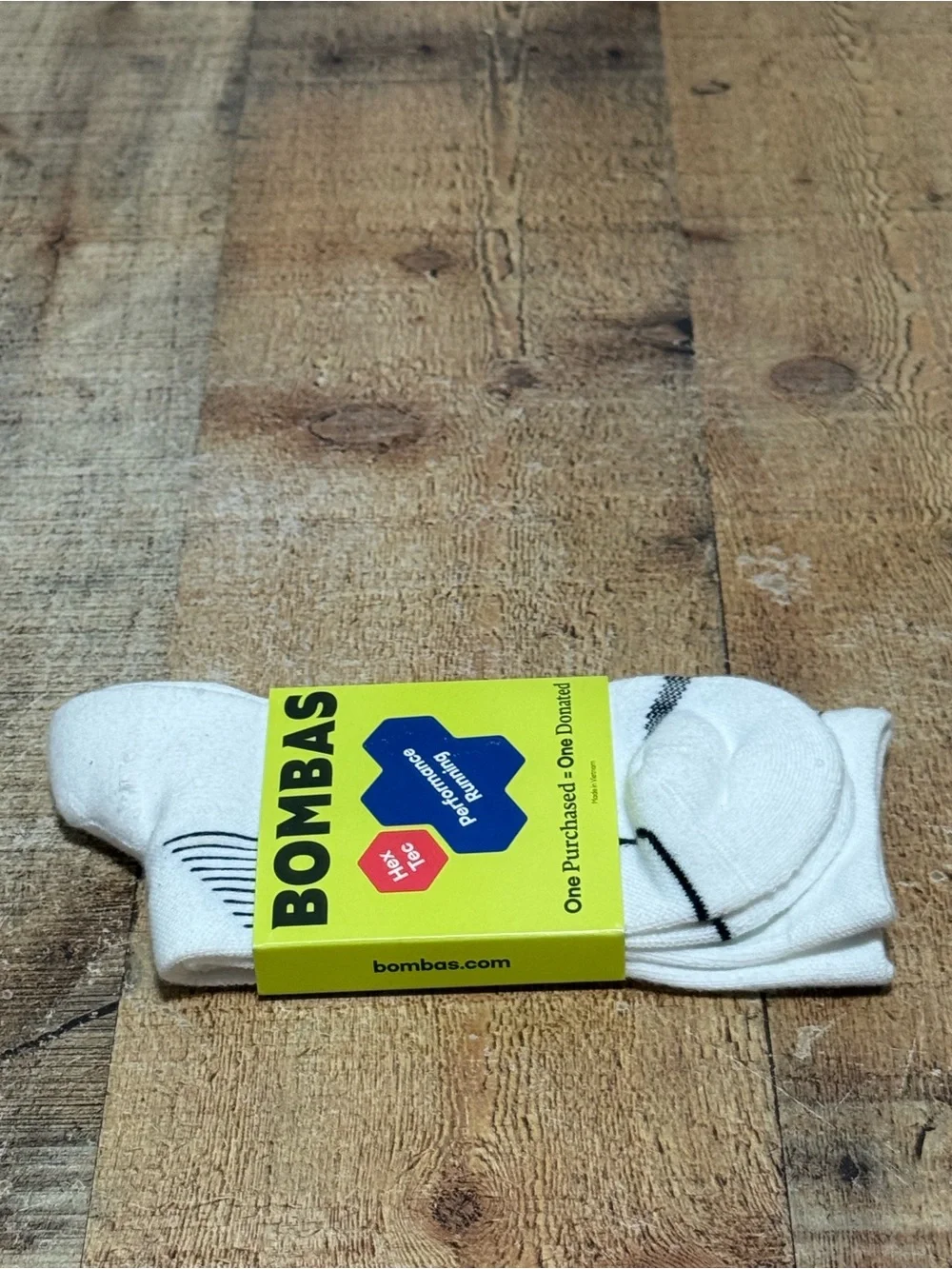 1 Pair Bombas Men Performance Running Hex Tec Half Calf Socks Size L 9.5-13 1 pa